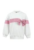 Lola + The Boys Crystal Bow Sweater