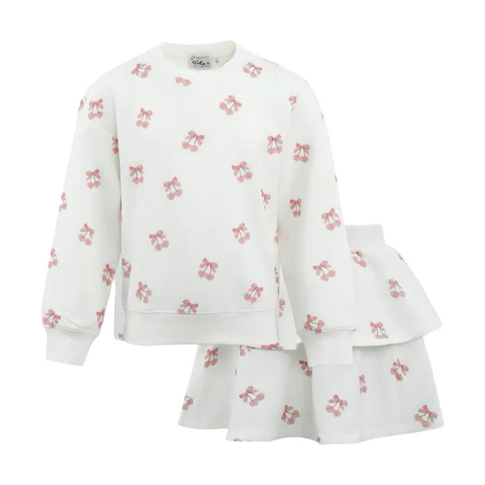Lola + The Boys Sweet Cherry Bows Set