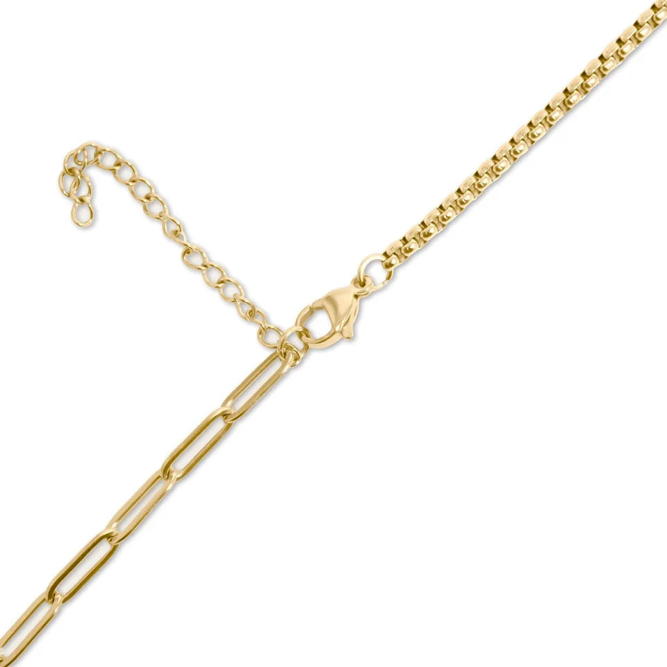 Split Chain with Stone Charm Holder (N3)