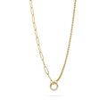 Split Chain with Stone Charm Holder (N3)