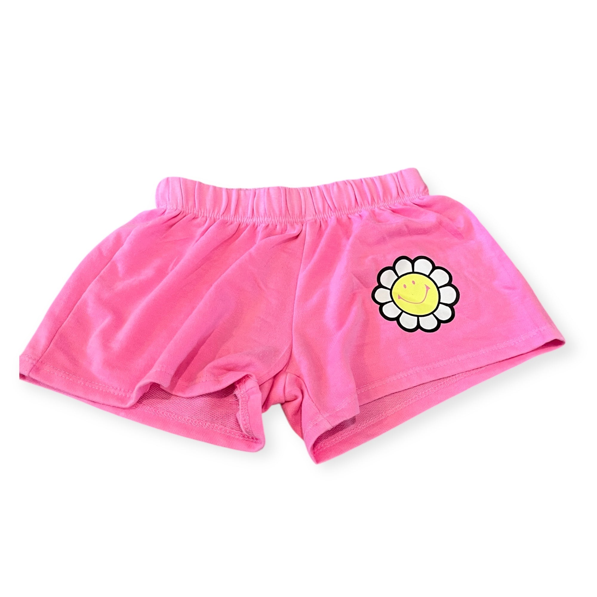 Firehouse Pink Flower Shorts