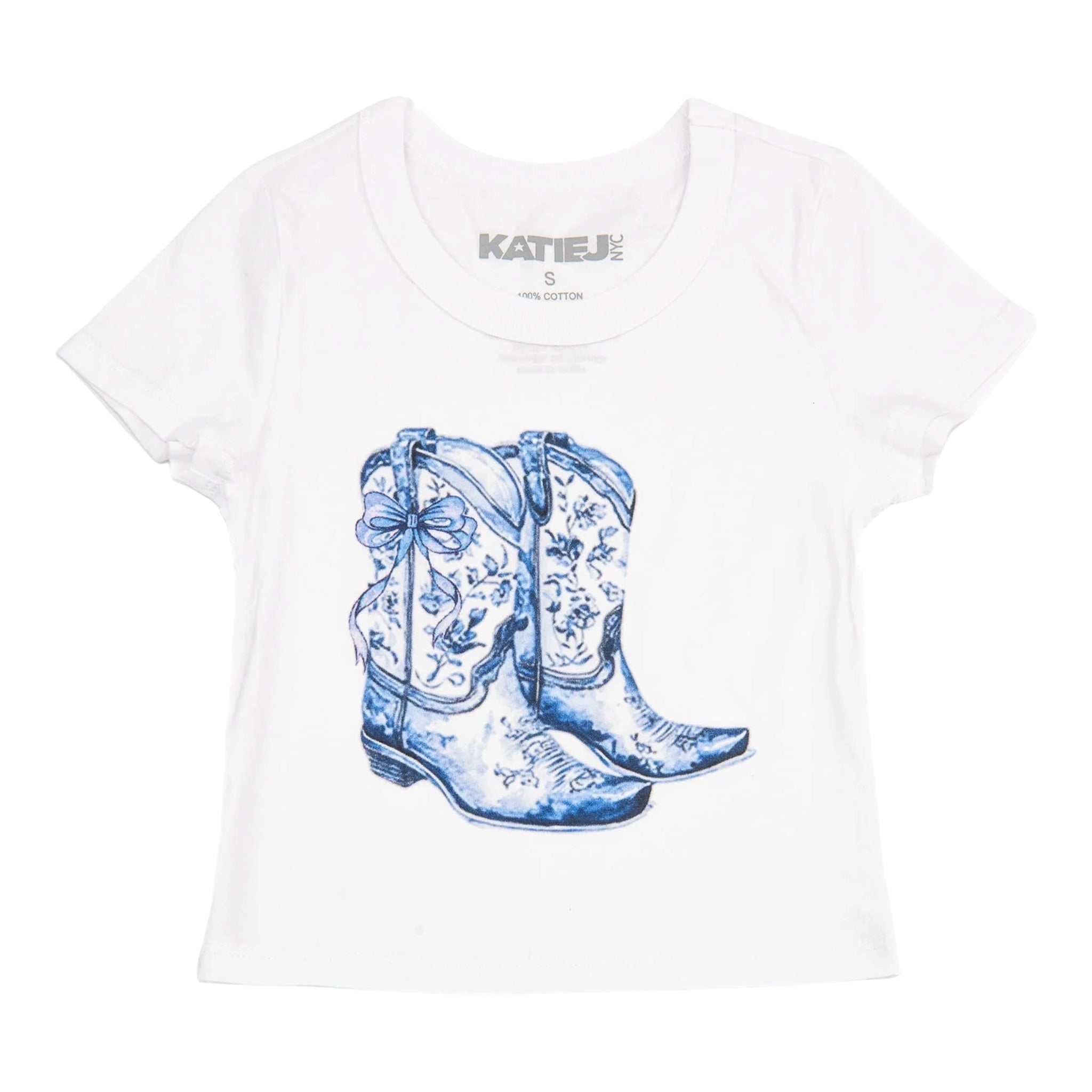 Katie J Bow Boots Tee