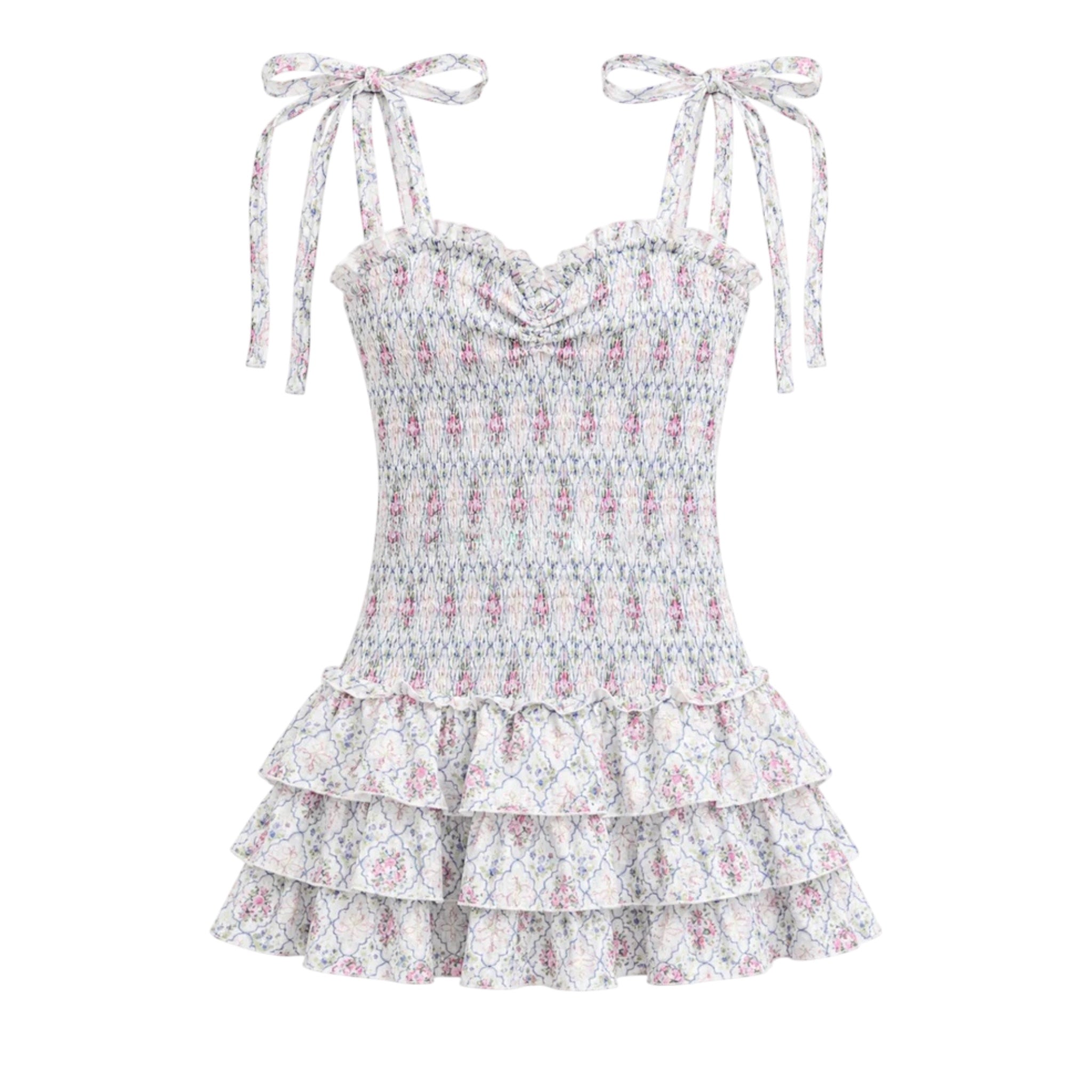 Katie J Meri Dress - Floral Bouquet