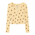 Katie J Tess L/S Buttondown Top - Teddy Bears