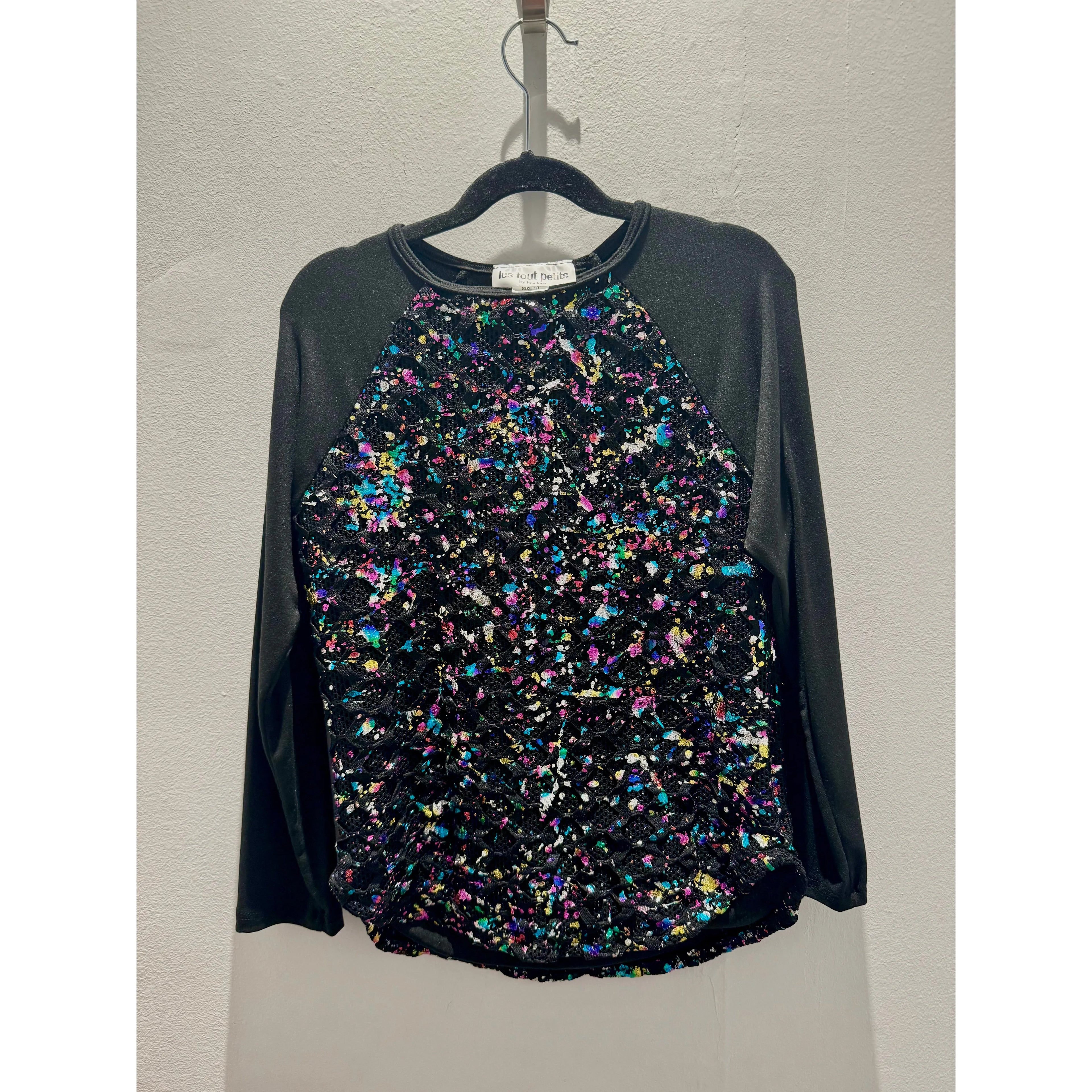 Les Tout Petits Confetti Black Tunic
