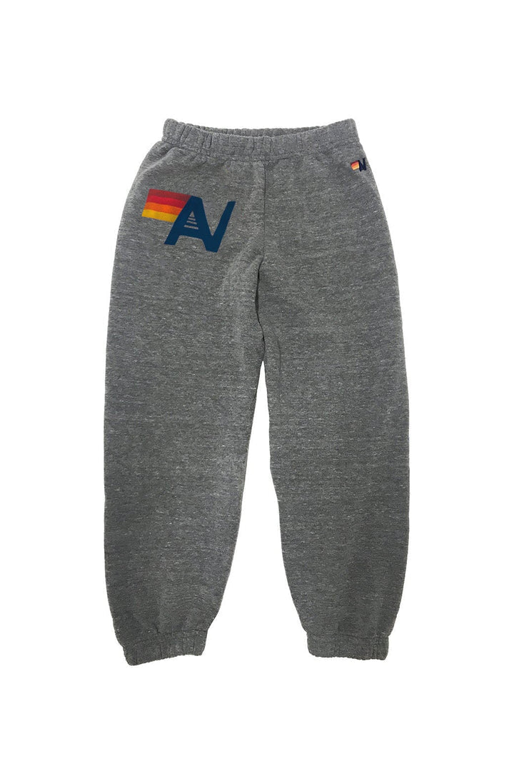 Aviator Nation Logo Sweatpants-Heather Grey