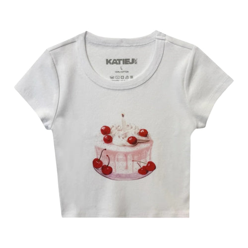 Katie J Cherry Cake Graphic Tee