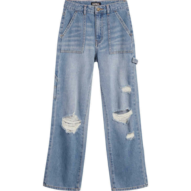 Katie J Houston Carpenter Jeans Medium Wash