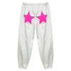 Katie J Tween Leah Puffy Graphic Sweatpants- White