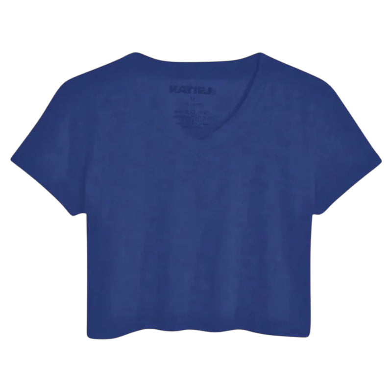 Katie J Courage Crop Tee - Navy