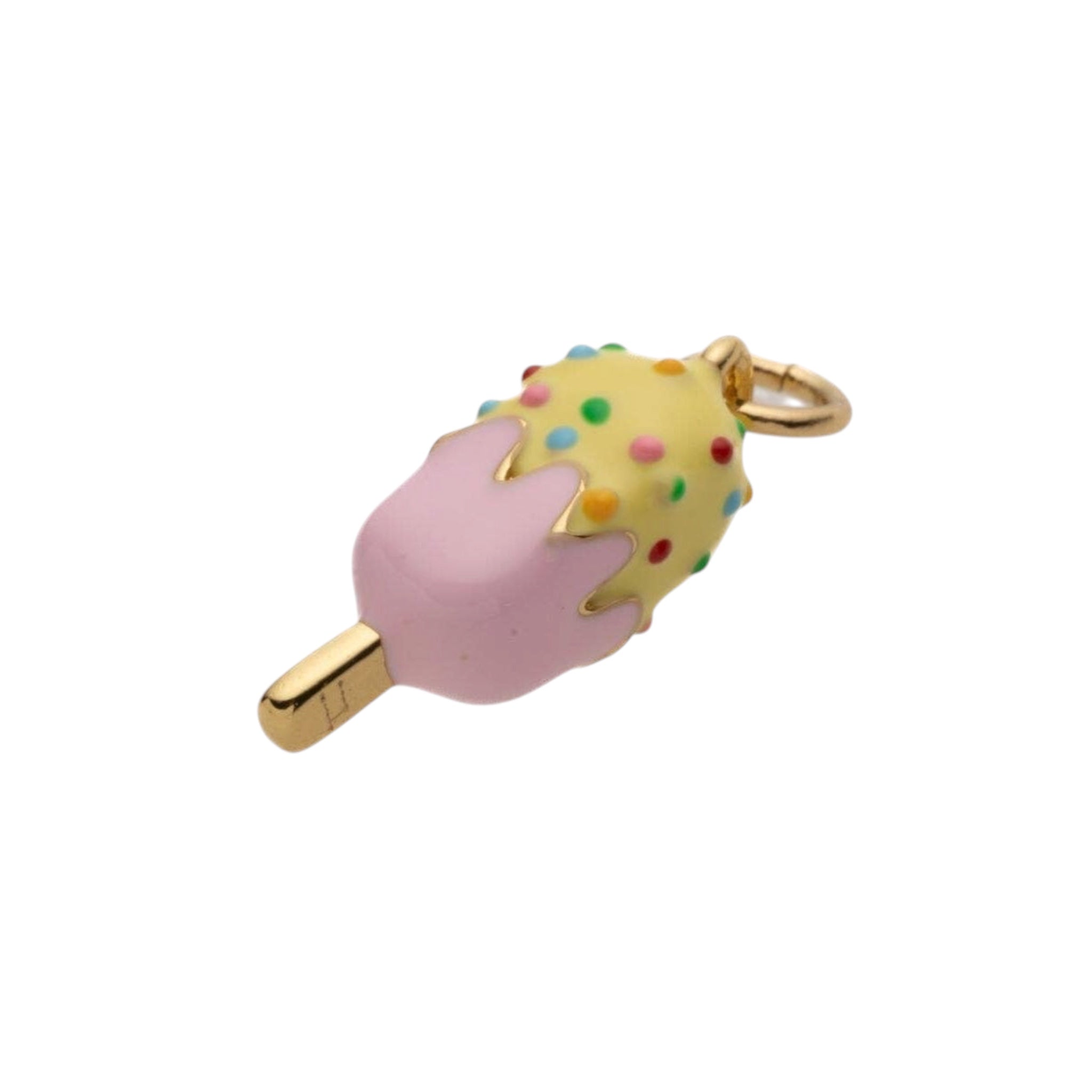Ice Cream Charm Yellow/Pink