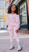 Lola + The Boys Embroidered Heart All Over Set