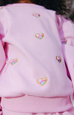 Lola + The Boys Embroidered Heart All Over Set
