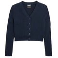 Katie J Rory V Neck Cardigan- Evening Blue