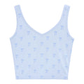 Katie J Kelsey Tank With Blue Bows- Blue
