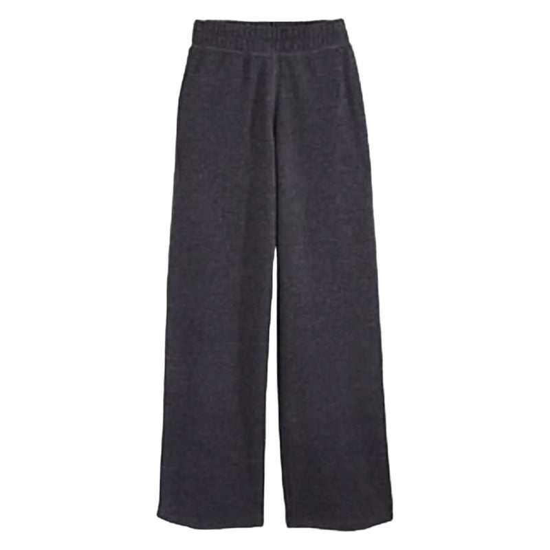 Katie J Wide Leg Sweatpants Charcoal