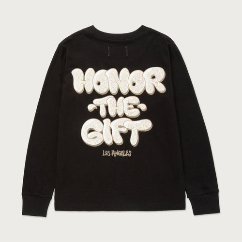 Honor The Gift Long Sleeve Tee- Black