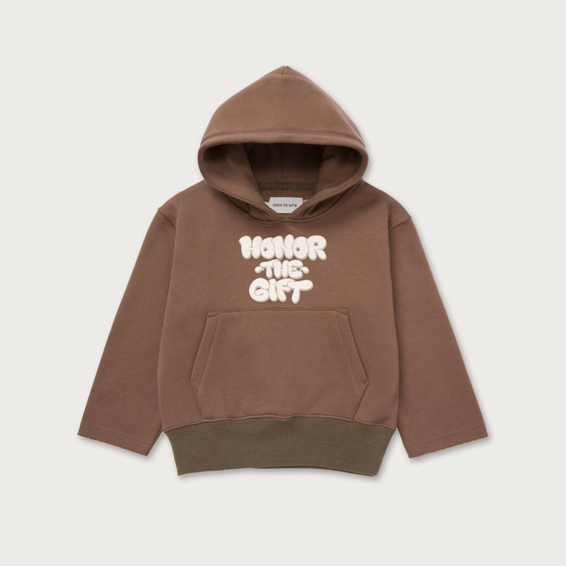Honor The Gift Kids Bubble Hoodie - Light Brown