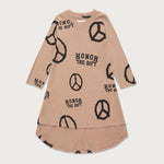 Honor The Gift Girls Knit Dress - Brown