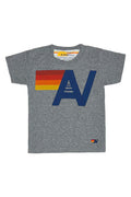 Aviator Nation Logo Tee-Heather Grey (Presale)