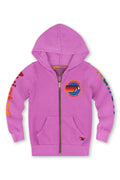 Aviator Nation Zip Hoodie- Neon Purple (Presale)