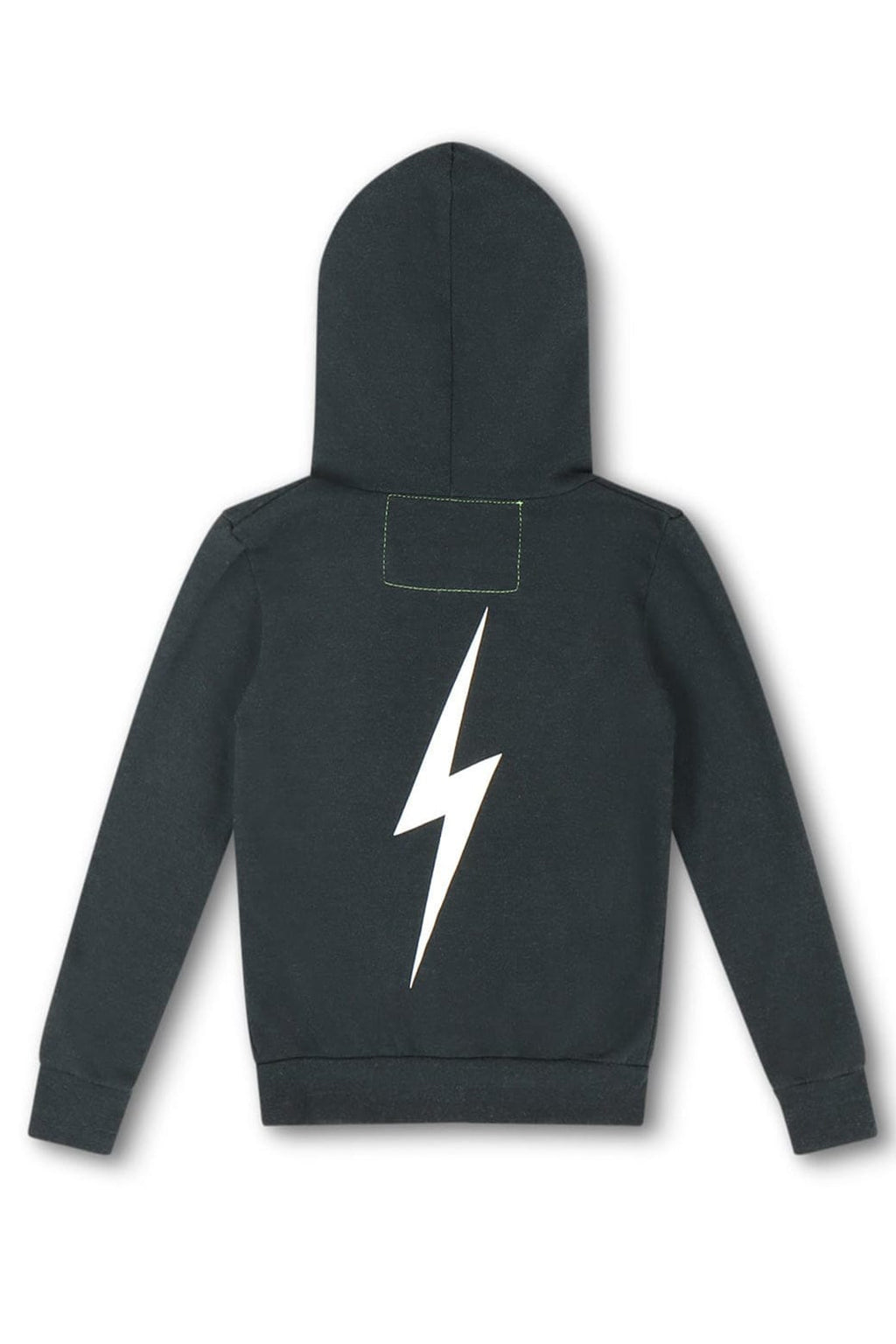 Aviator Nation Bolt Print Zip Hoodie- Charcoal (Presale)
