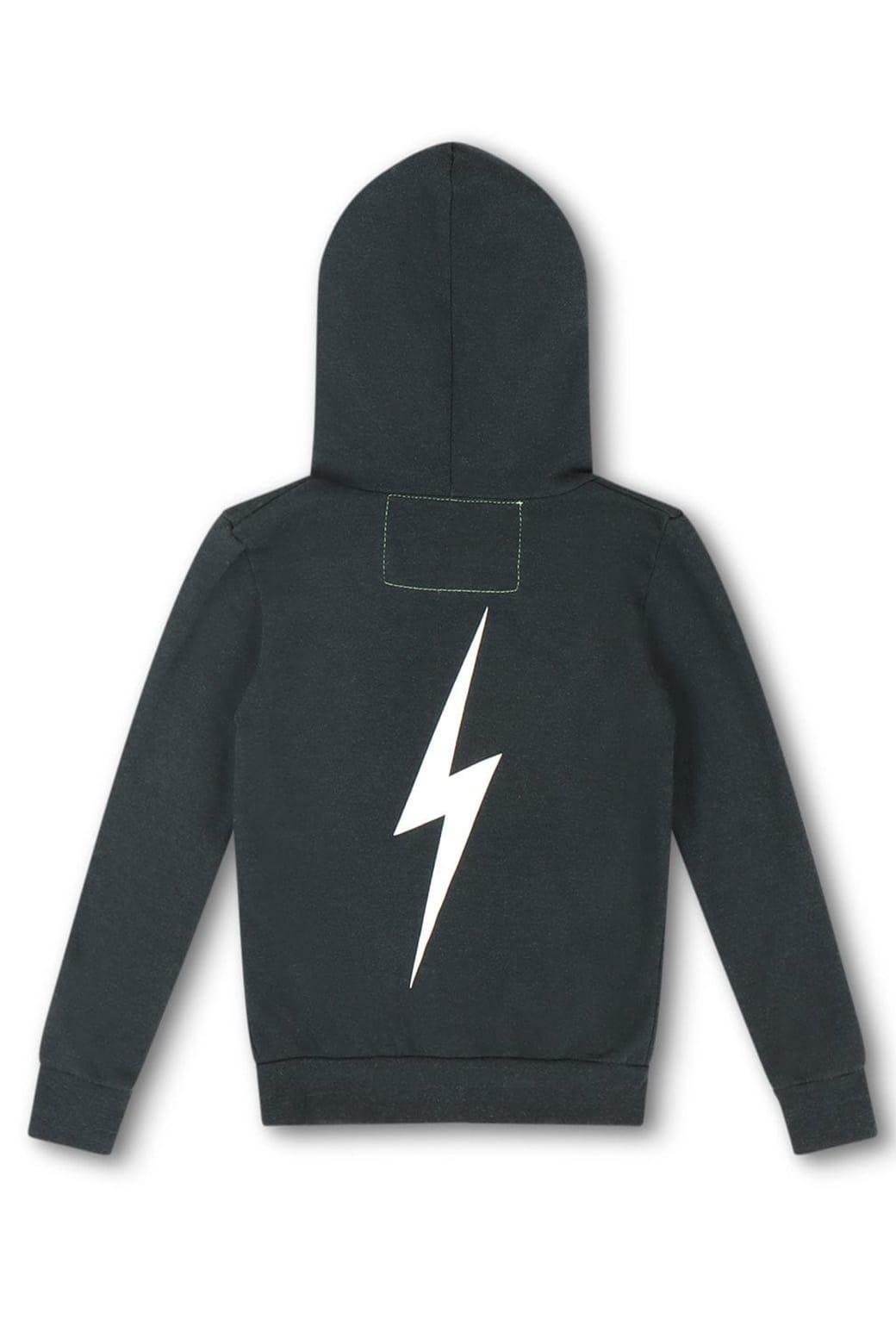 Aviator Nation Bolt Print Zip Hoodie- Charcoal (Presale)