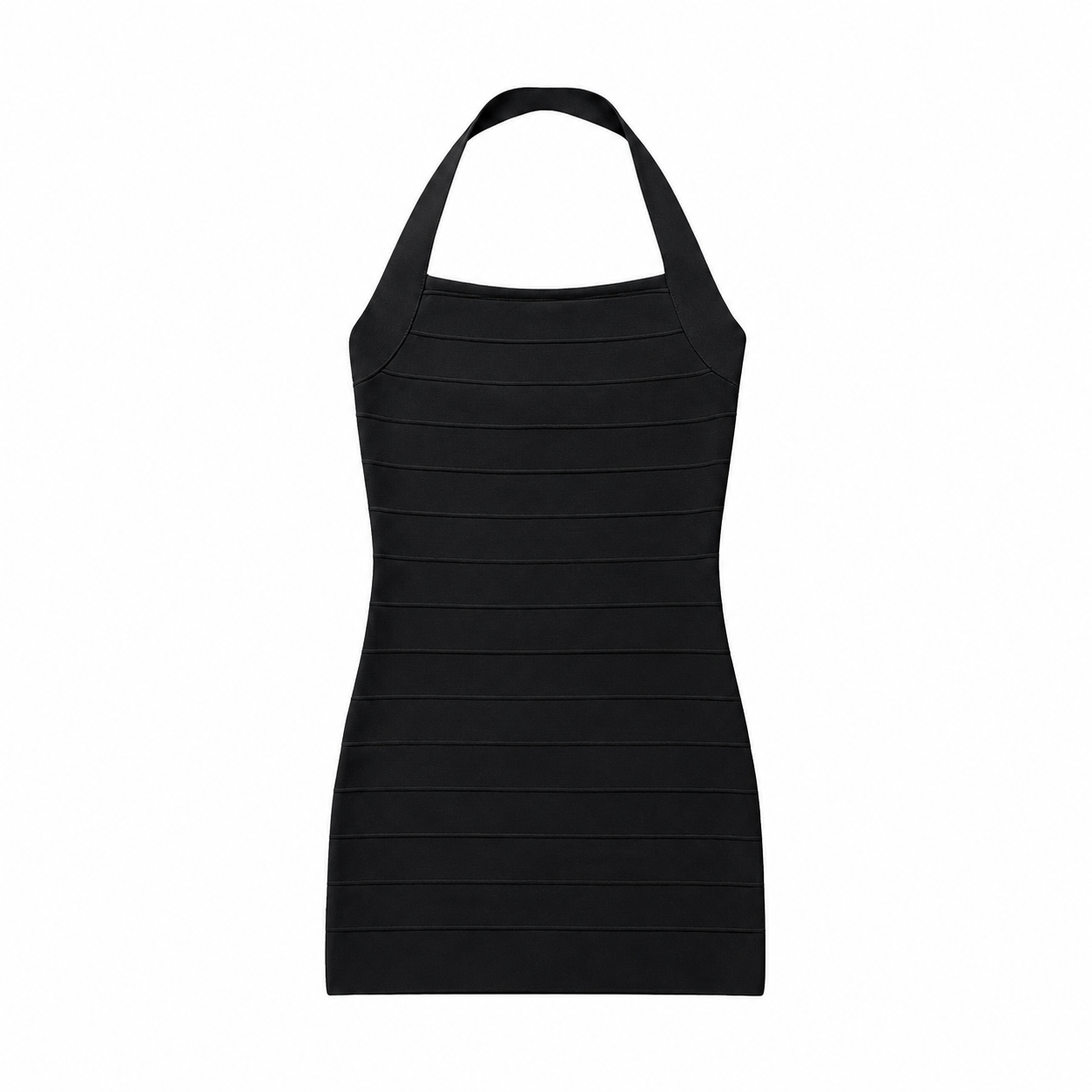 Katie J Carmen Bandage Dress- Black