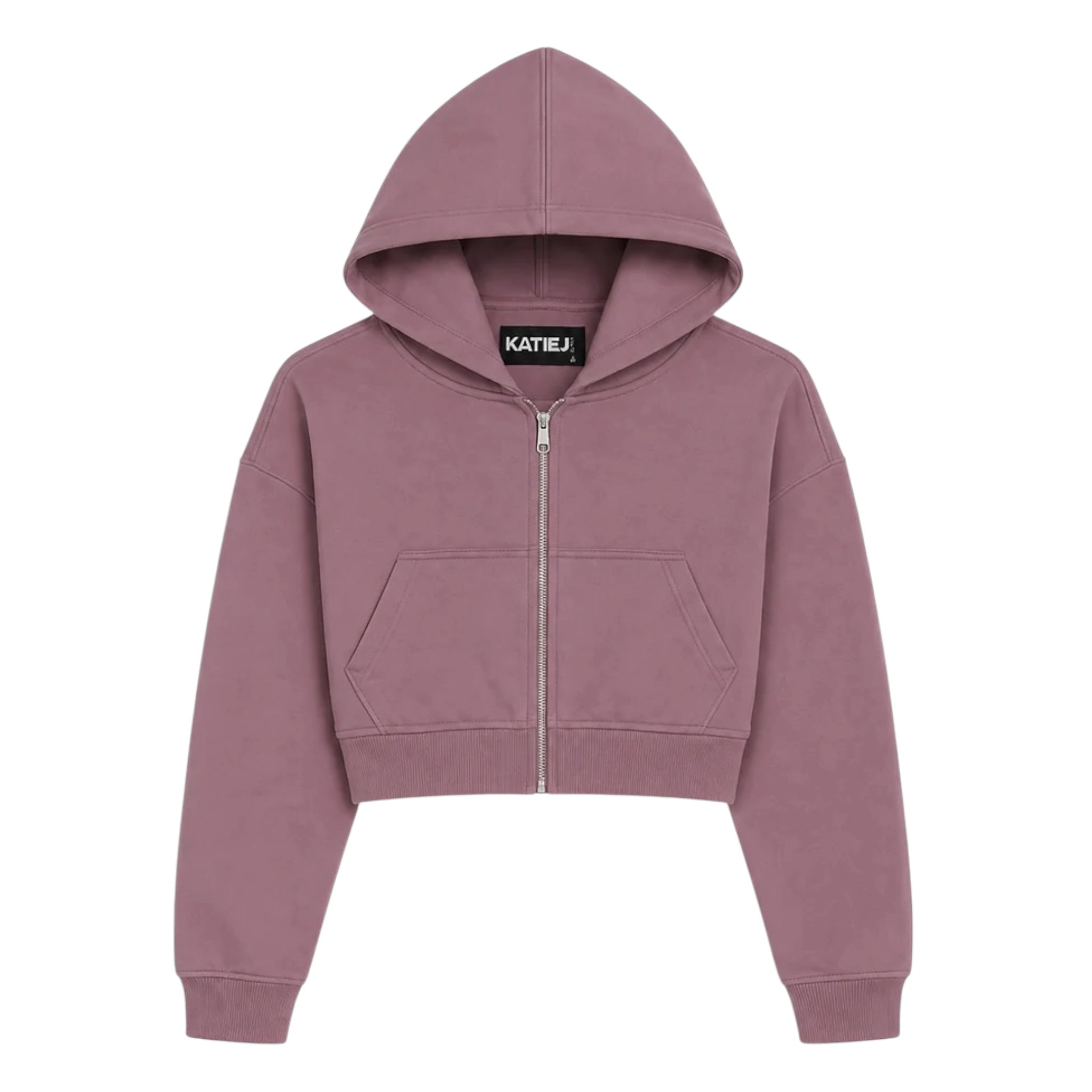 Katie J Tristan Zip Up Hoodie - Dusty Orchid