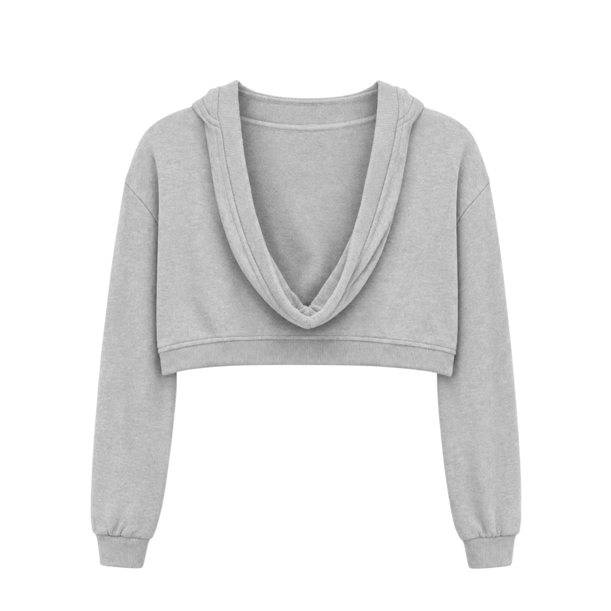 Katie J Tristan Hooded Shrug - Heather Grey