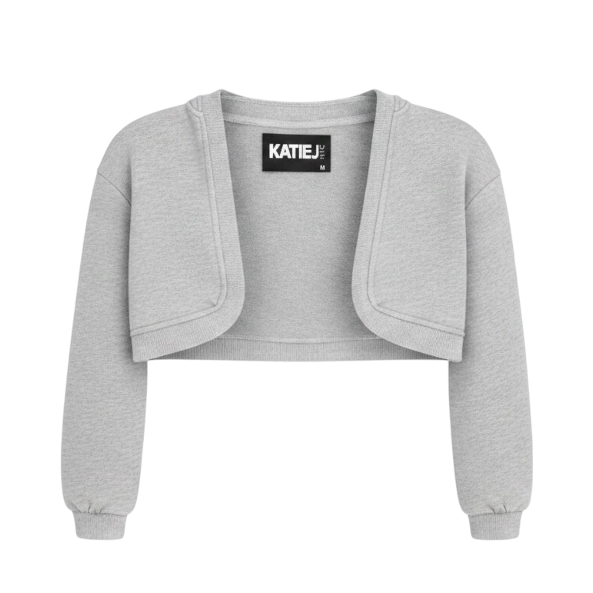 Katie J Tristan Hooded Shrug - Heather Grey
