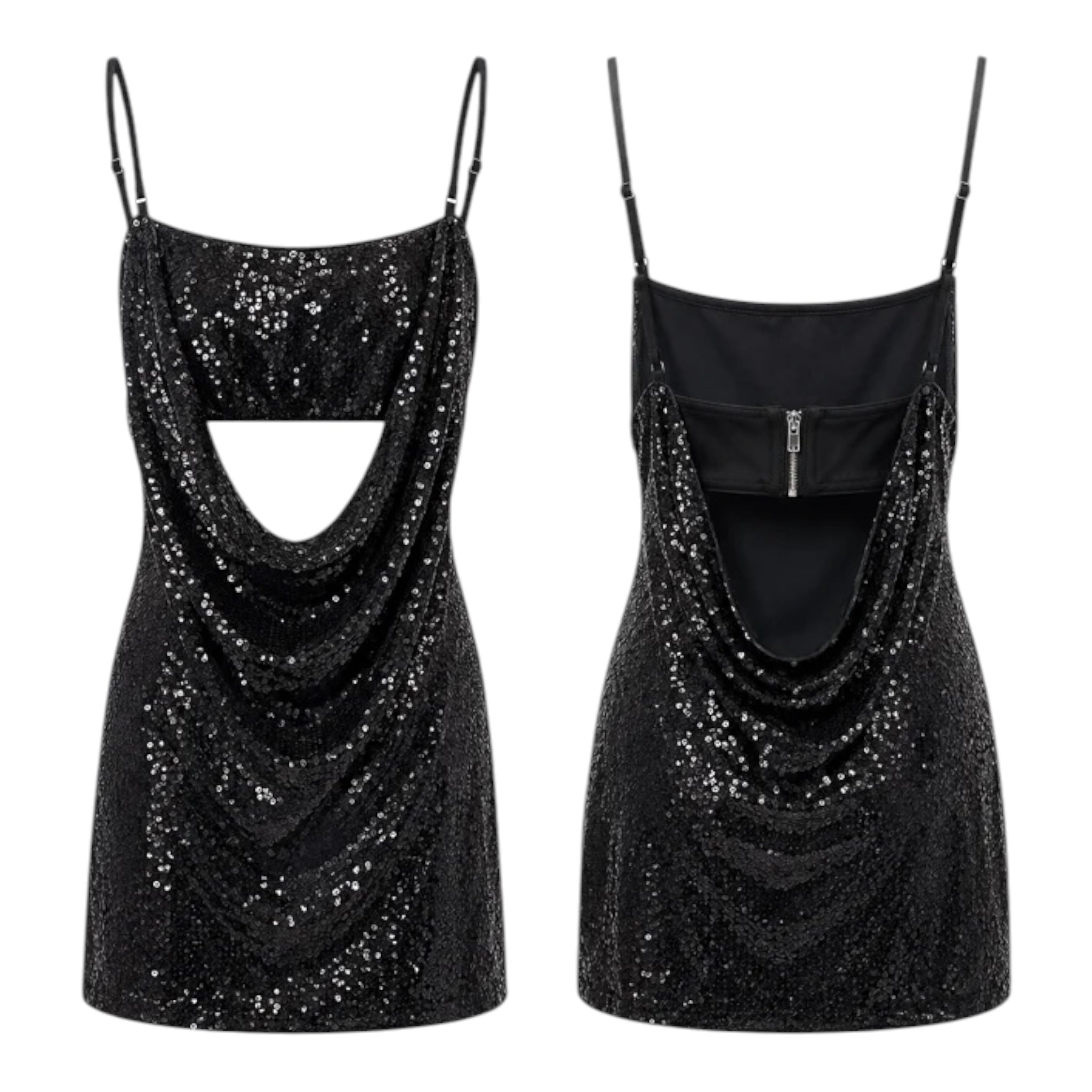 Katie J Sterling Dress- Black