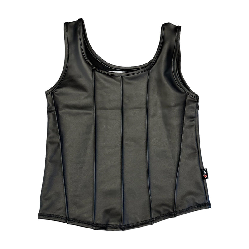 T2 Love Pleather Buster Tank Top