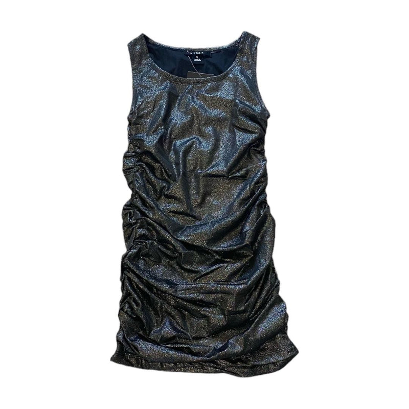 FBZ Black Pebble Metallic Dress