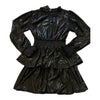 FBZ Black Stripe Metallic Dress