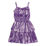 FBZ Purple Metalic Dress