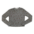 Firehouse Waffle Ditsy Floral Tee - Grey