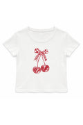 Katie J Cherry Checkered Tee