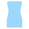 Katie J Krista Rhinestone Tube Dress-Baby blue