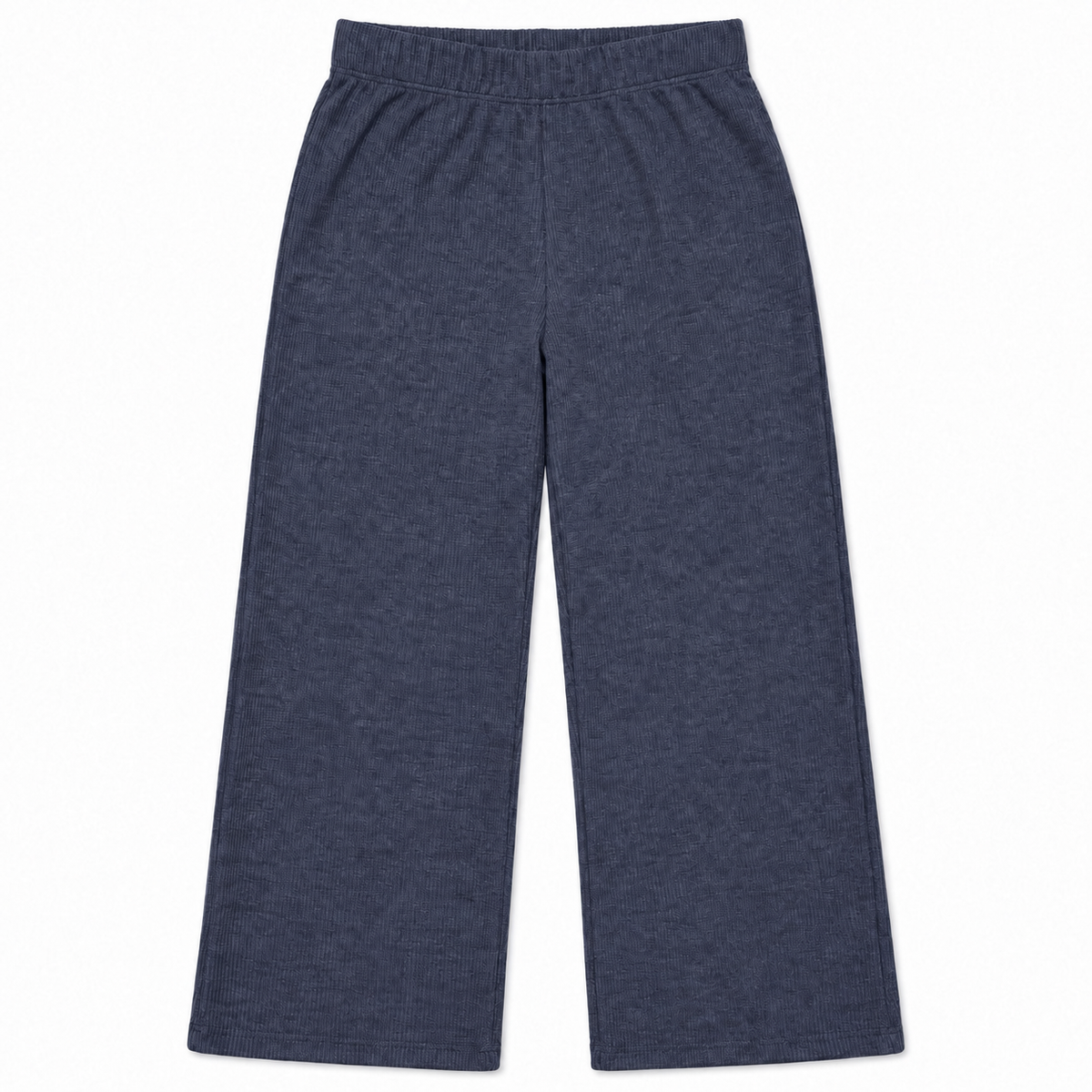 Firehouse Navy Blue Waffle Wide Leg Sweatpant