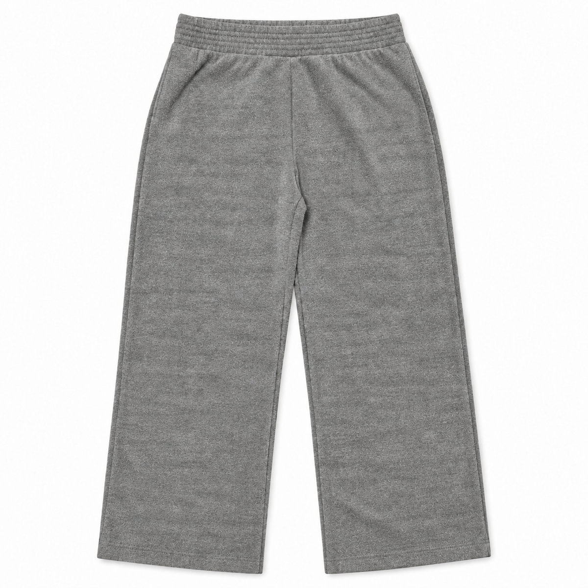 Firehouse Grey Wide Leg Reverse Sweatpant