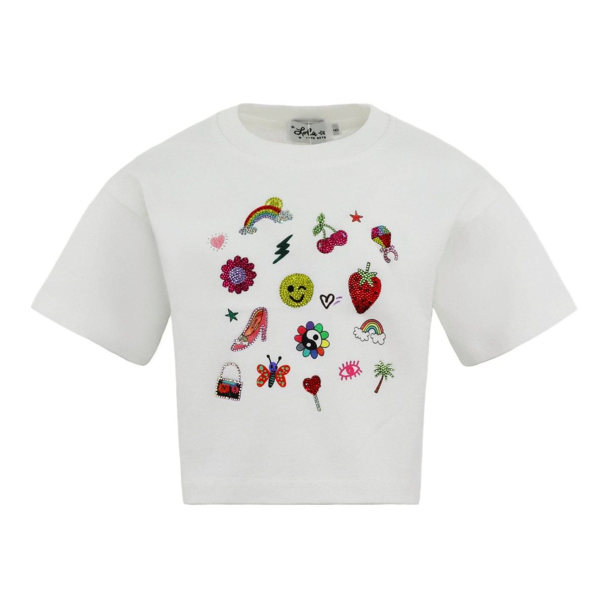 Lola And The Boys Sparkle Doodle Tee