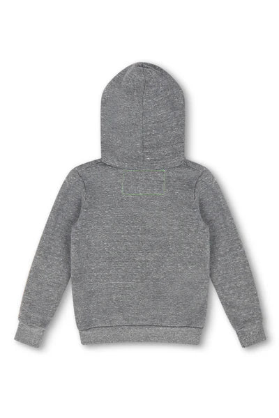 Aviator Nation Logo Stitch Pullover Hoodie- Heather Grey