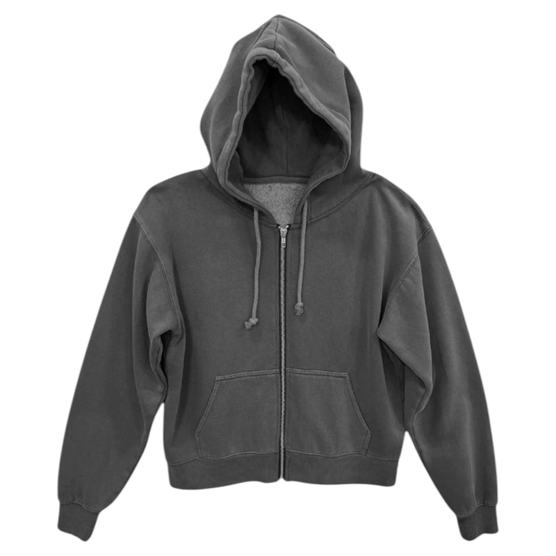 Katie J Cody Zip Hoodie-Black