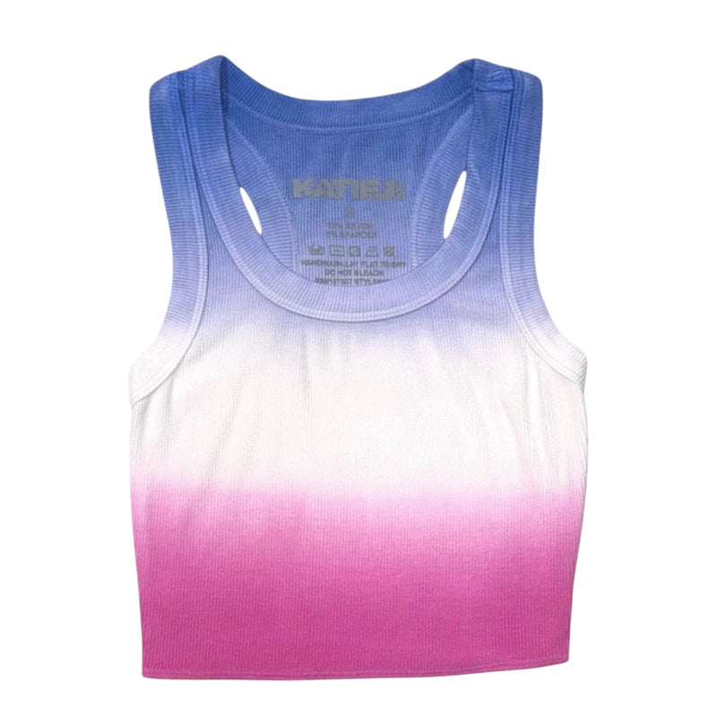 Katie J Livi Ribbed Tank 2.0- Dip Dye