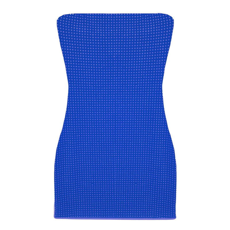 Katie J Krista Rhinstone Tube Dress- Cobalt Blue