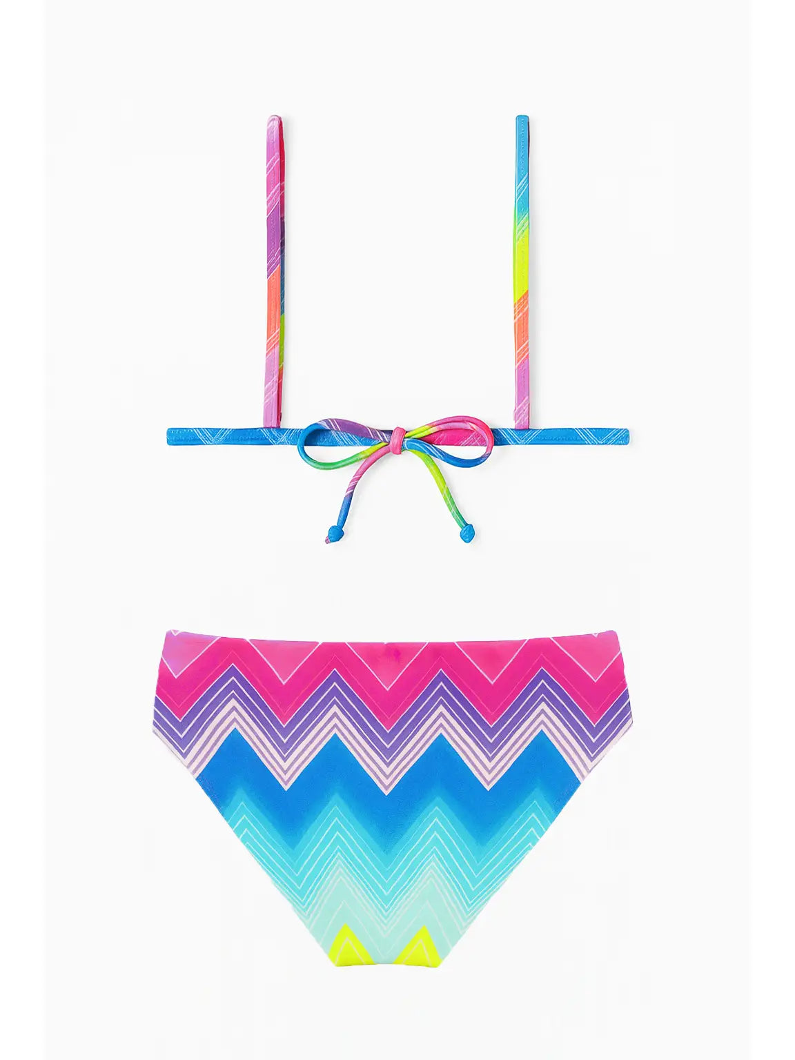 Limeapple Gigi Chevron Printed String Bikini