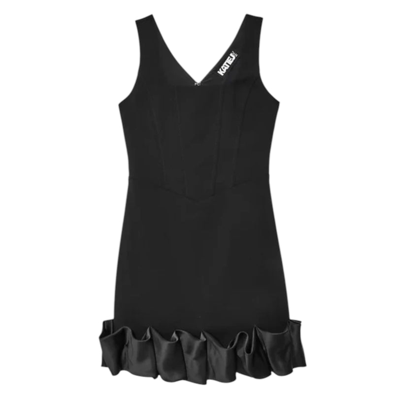 Katie J Meredith Couture Dress- Black