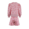 Lola + The Boys Ribbon Puff Sleeve Set