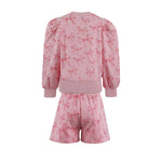 Lola + The Boys Ribbon Puff Sleeve Set